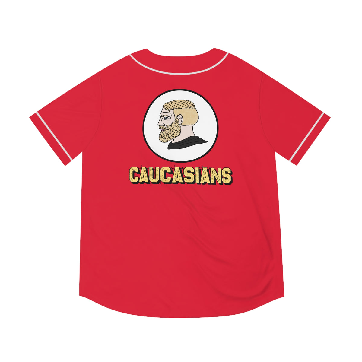 Walton & Johnson: Caucasians Men's Baseball Jersey (AOP)