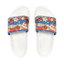 Patriotic Floral Slide Sandals — Women's Removable-Strap Summer Slides
