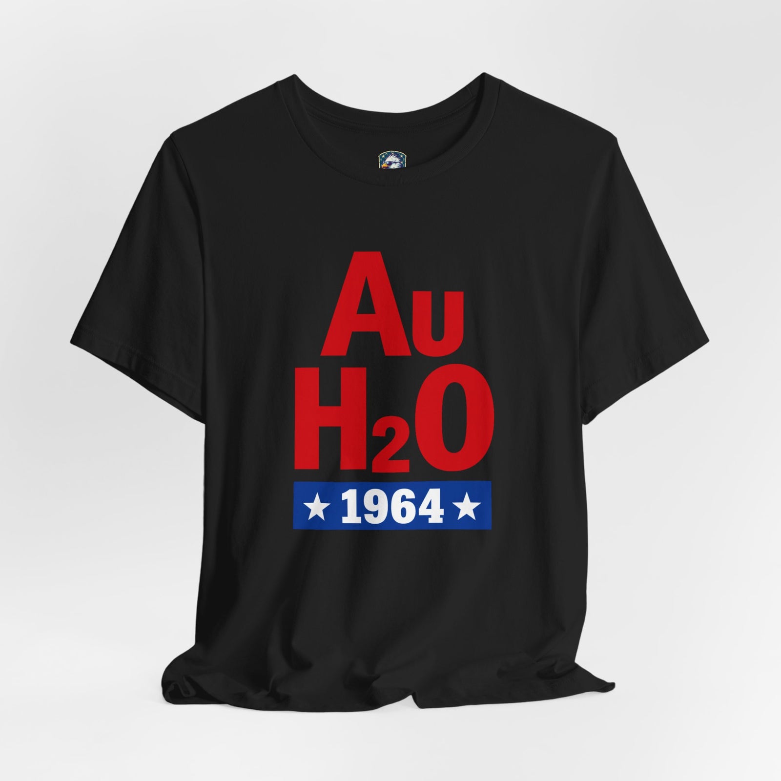 Au H2O 1964 Tee — Barry Goldwater Retro Chemistry Graphic T‑Shirt - 4LibertyShop.com