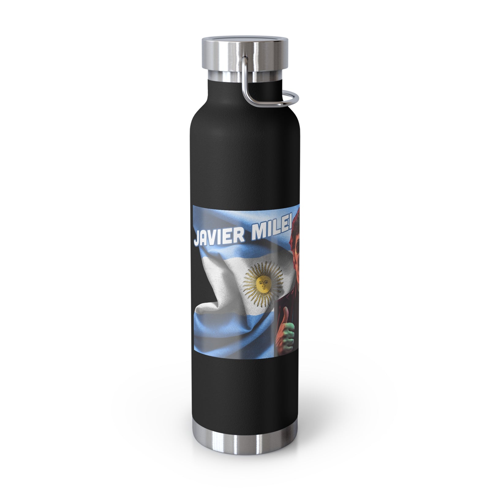 Javier Milei Copper Vacuum Insulated Bottle, 22oz