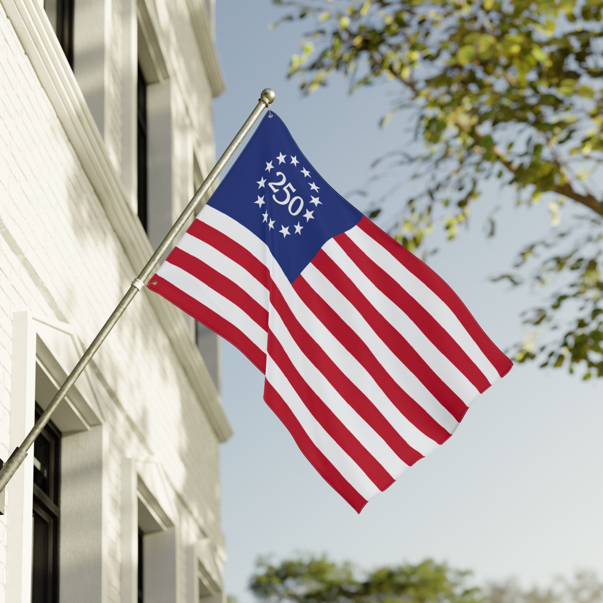 250th Anniversary Double-Sided American Flag