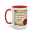 Walton & Johnson Dear England Funny 250th Anniversary Coffee Mug