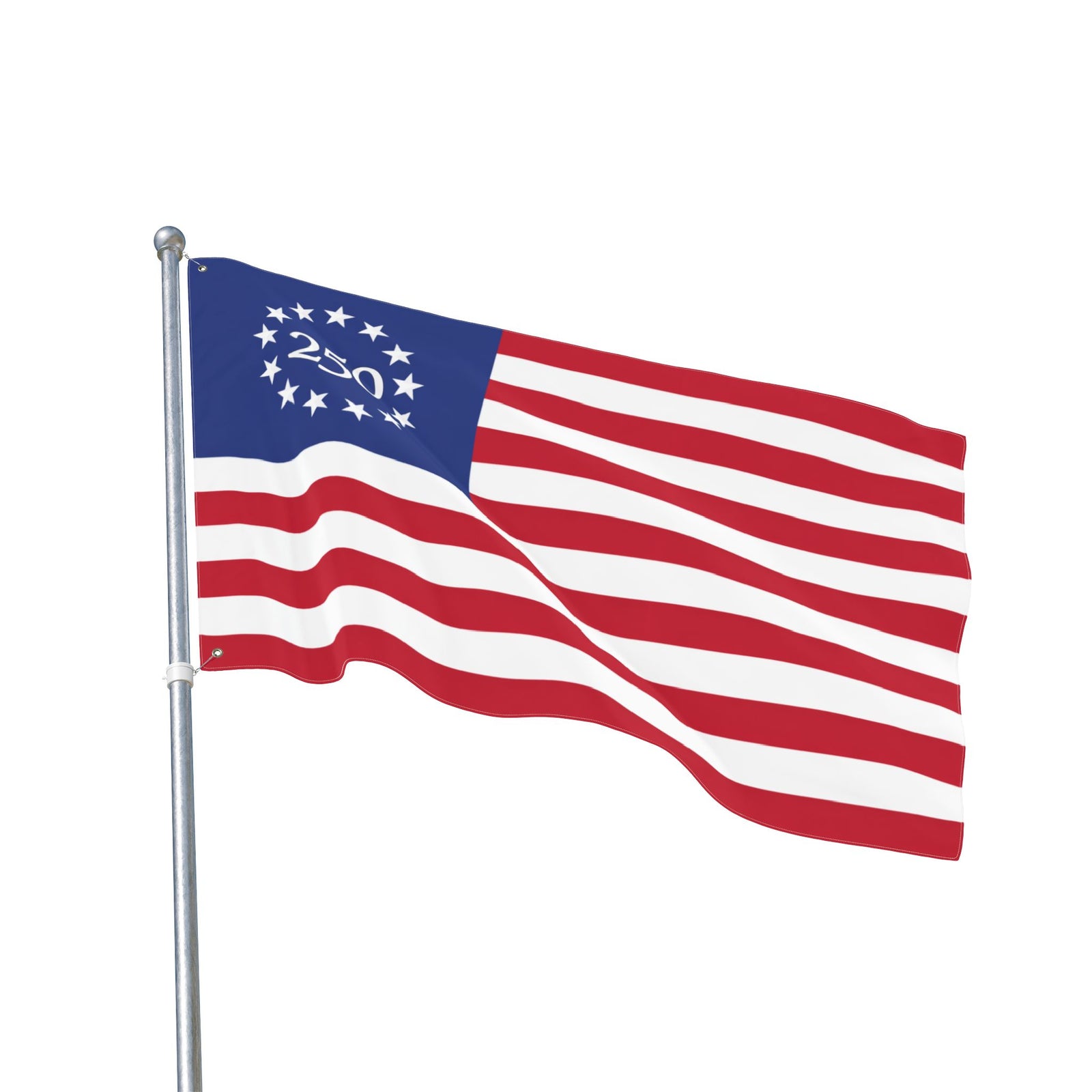 250th Anniversary Double-Sided American Flag