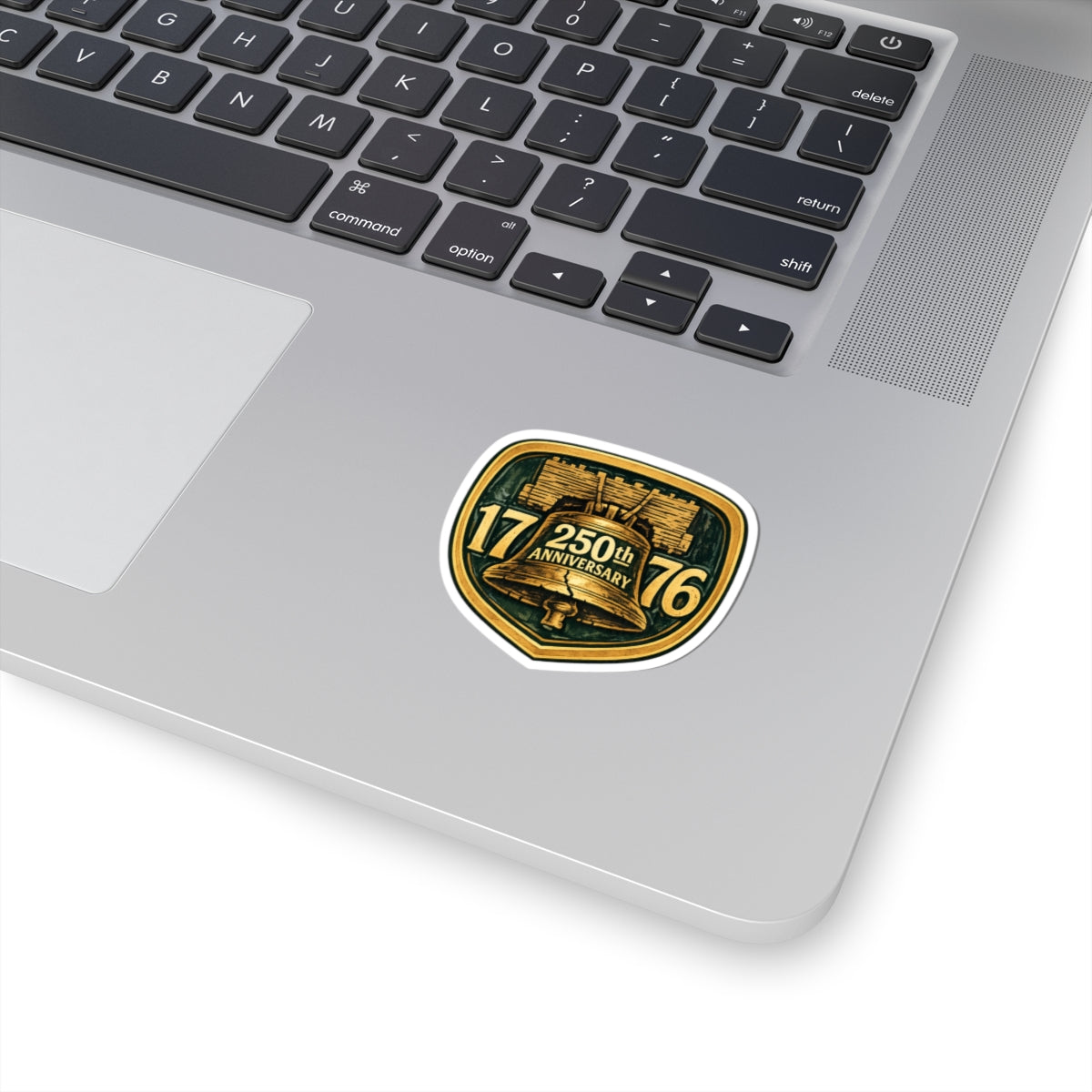 250th Anniversary Liberty Bell Sticker — 1776 Commemorative Kiss-Cut Sticker