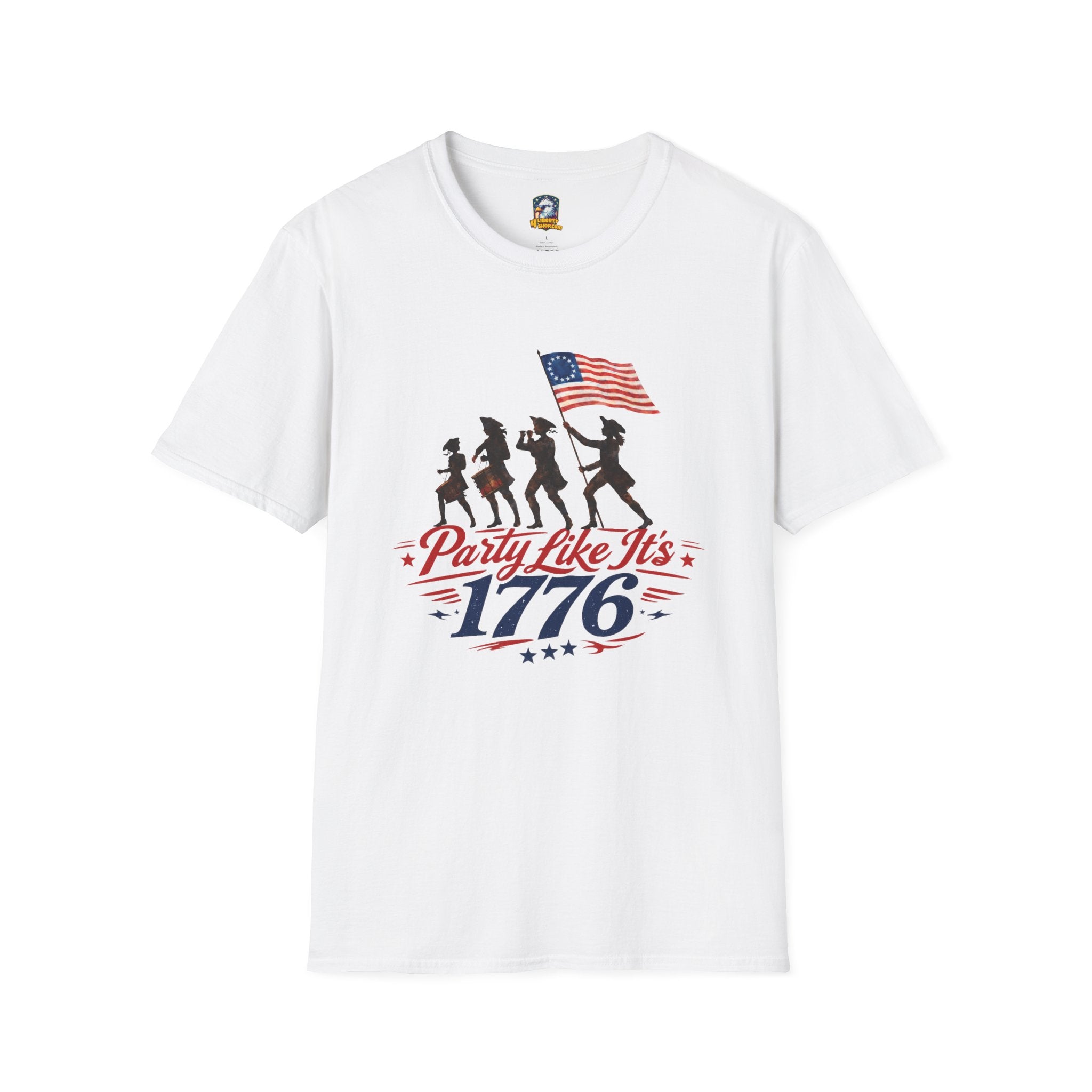 1776 Independence Day T-Shirt — "Party Like It's 1776" Patriotic July 4th Tee