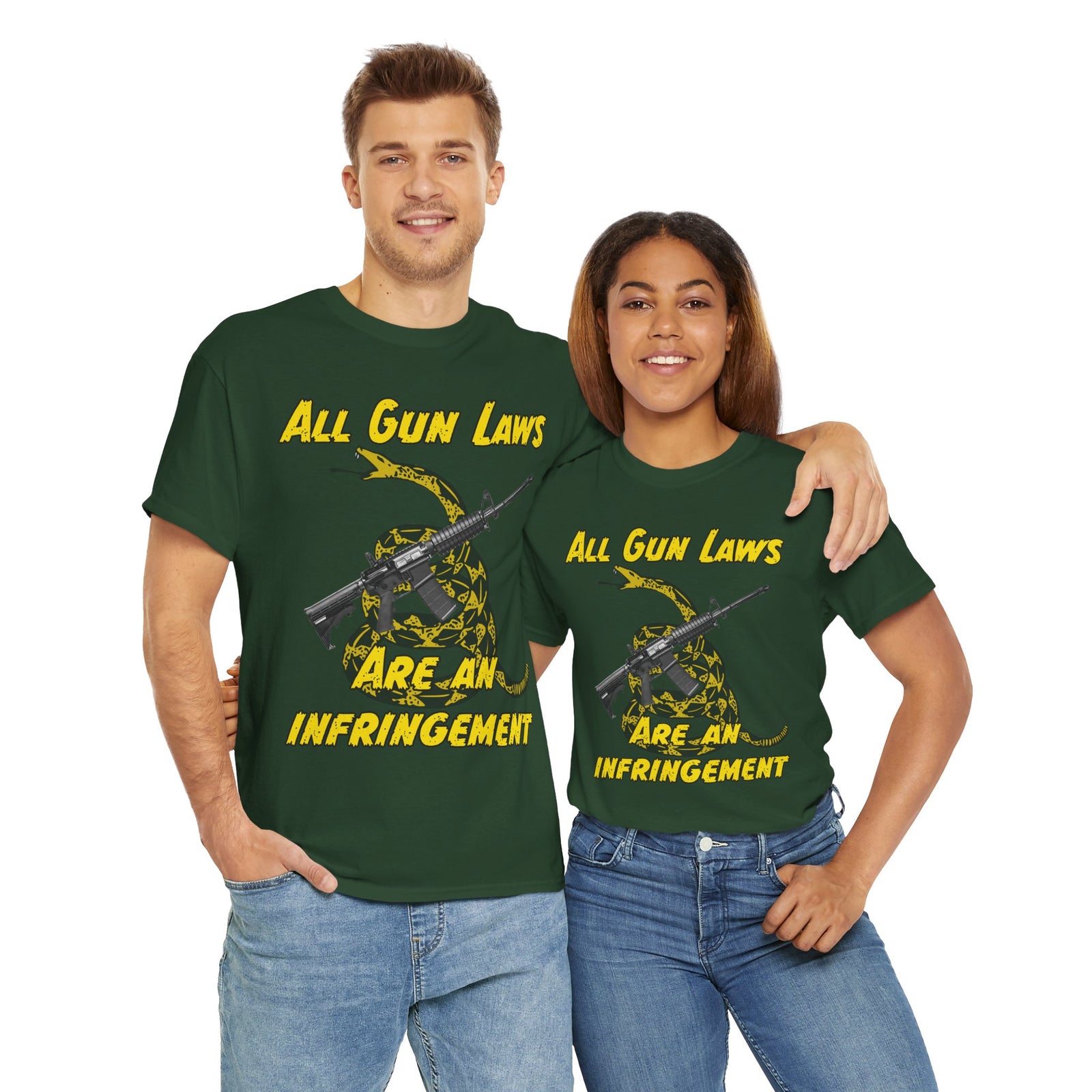 Judge Nap: All Gun Laws Are Infringements AR15 Gadsden T-Shirt