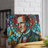 Calvin Coolidge Stained Glass Cutting Board - Premium Patriotic Kitchen Decor