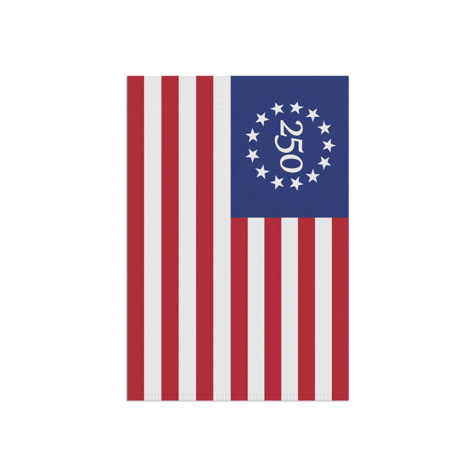 250th Anniversary American Flag Garden Banner - Patriotic House Flag
