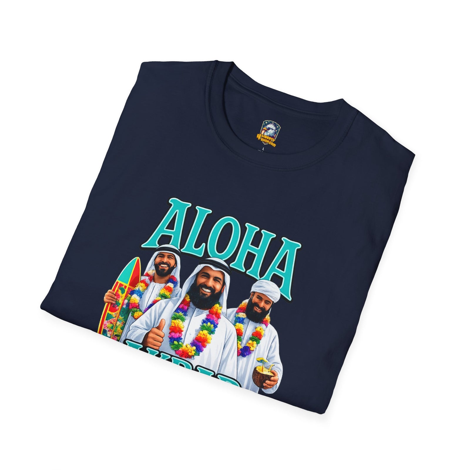 Walton & Johnson — Aloha Akbar T-Shirt — Retro Tropical Graphic Tee