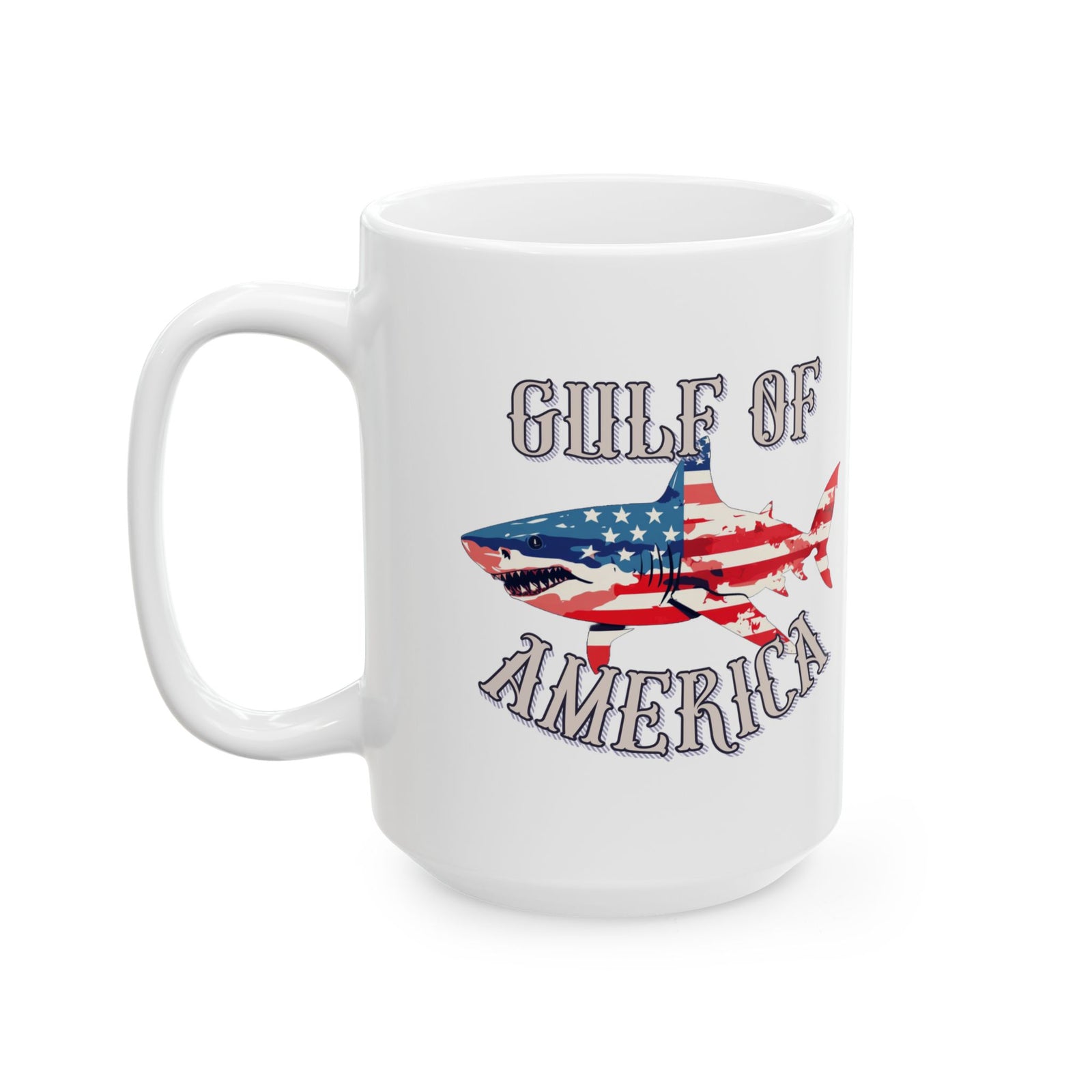 Walton & Johnson: Gulf of America Shark Mug, 11oz and 15oz