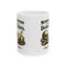 Ceramic Mug — Vintage Skull & Coins Quote Mug ("Nothing Is Certain Except Death & Taxes")