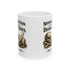 Ceramic Mug — Vintage Skull & Coins Quote Mug ("Nothing Is Certain Except Death & Taxes")