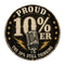 Walton & Johnson: Proud 10%er Round Mouse Pad