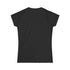 Patriotic Patchwork Mom T-Shirt — Women's Softstyle Tee