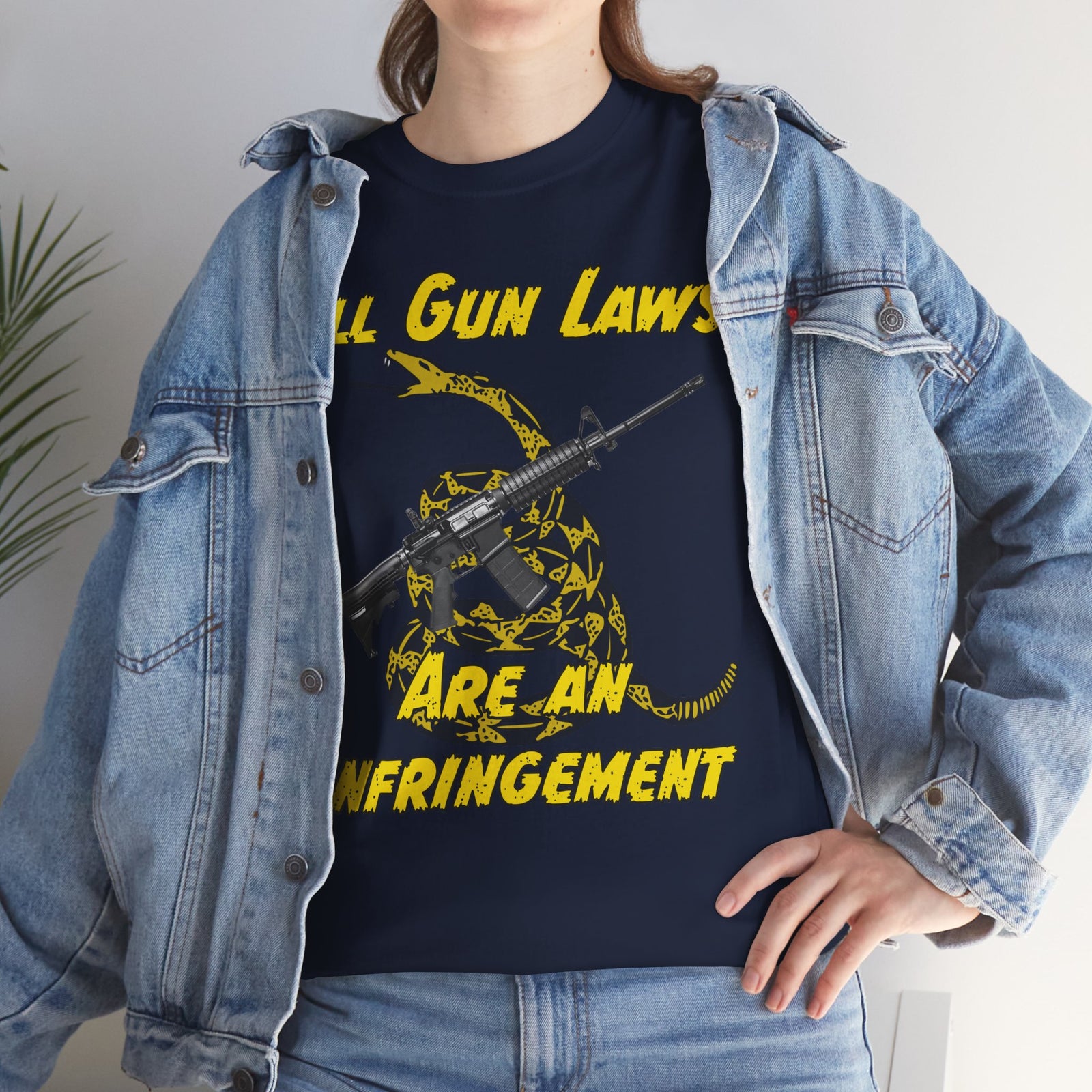 Judge Nap: All Gun Laws Are Infringements AR15 Gadsden T-Shirt