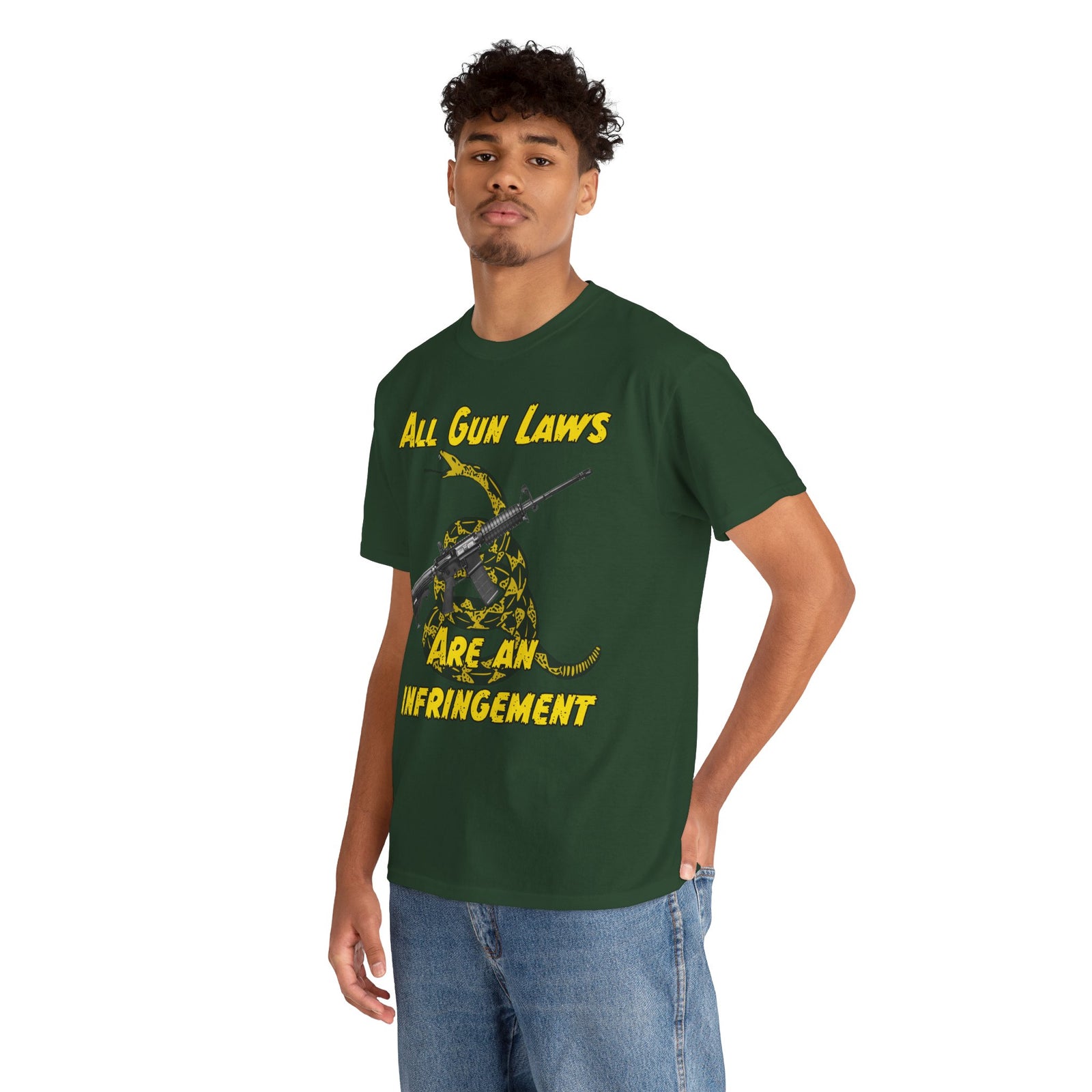 Judge Nap: All Gun Laws Are Infringements AR15 Gadsden T-Shirt
