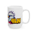 4Liberty Network Patriotic Eagle Mug – Cool Sunglasses Bald Eagle Ceramic Coffee Cup (11oz, 15oz)