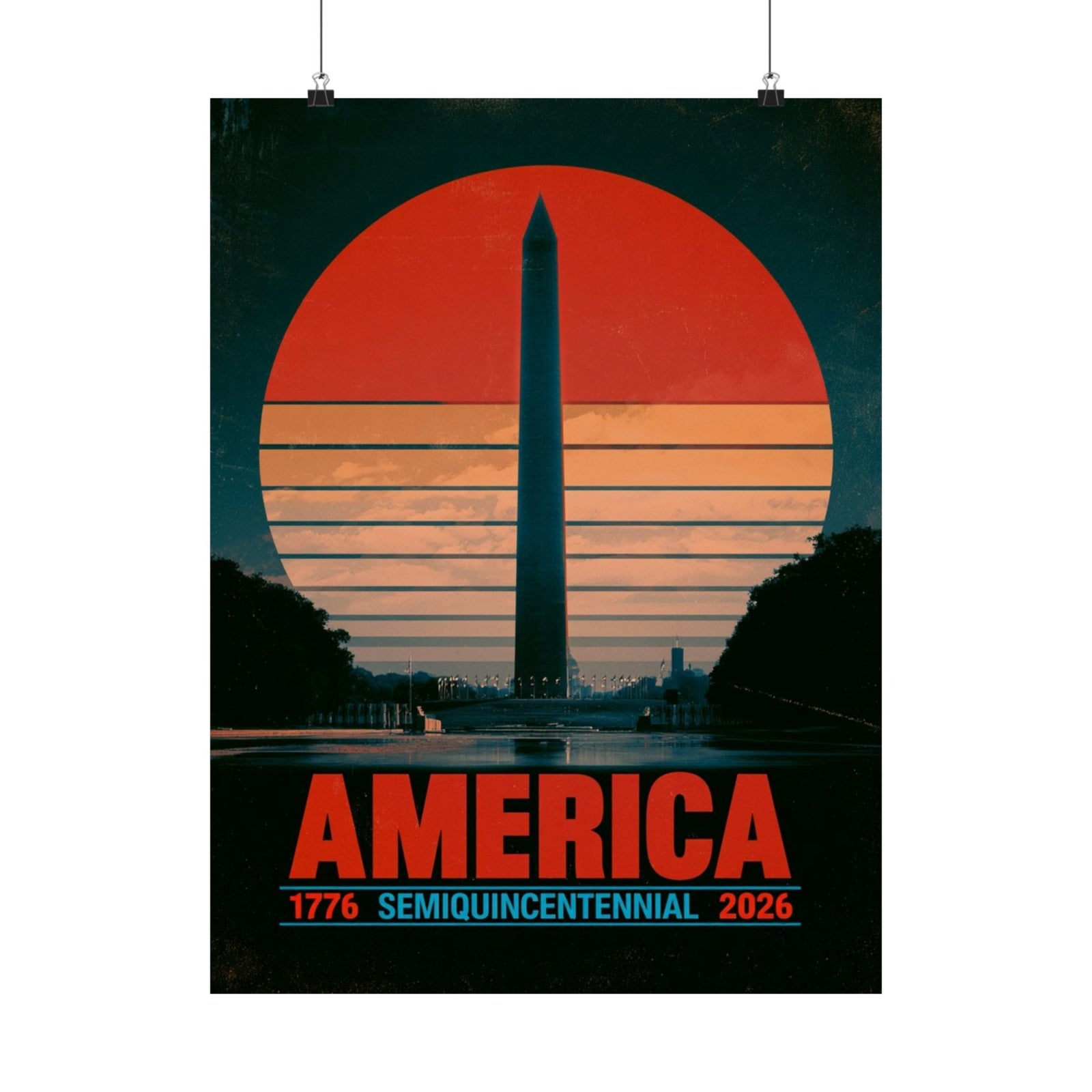 America 1776–2026 Semiquincentennial Poster
