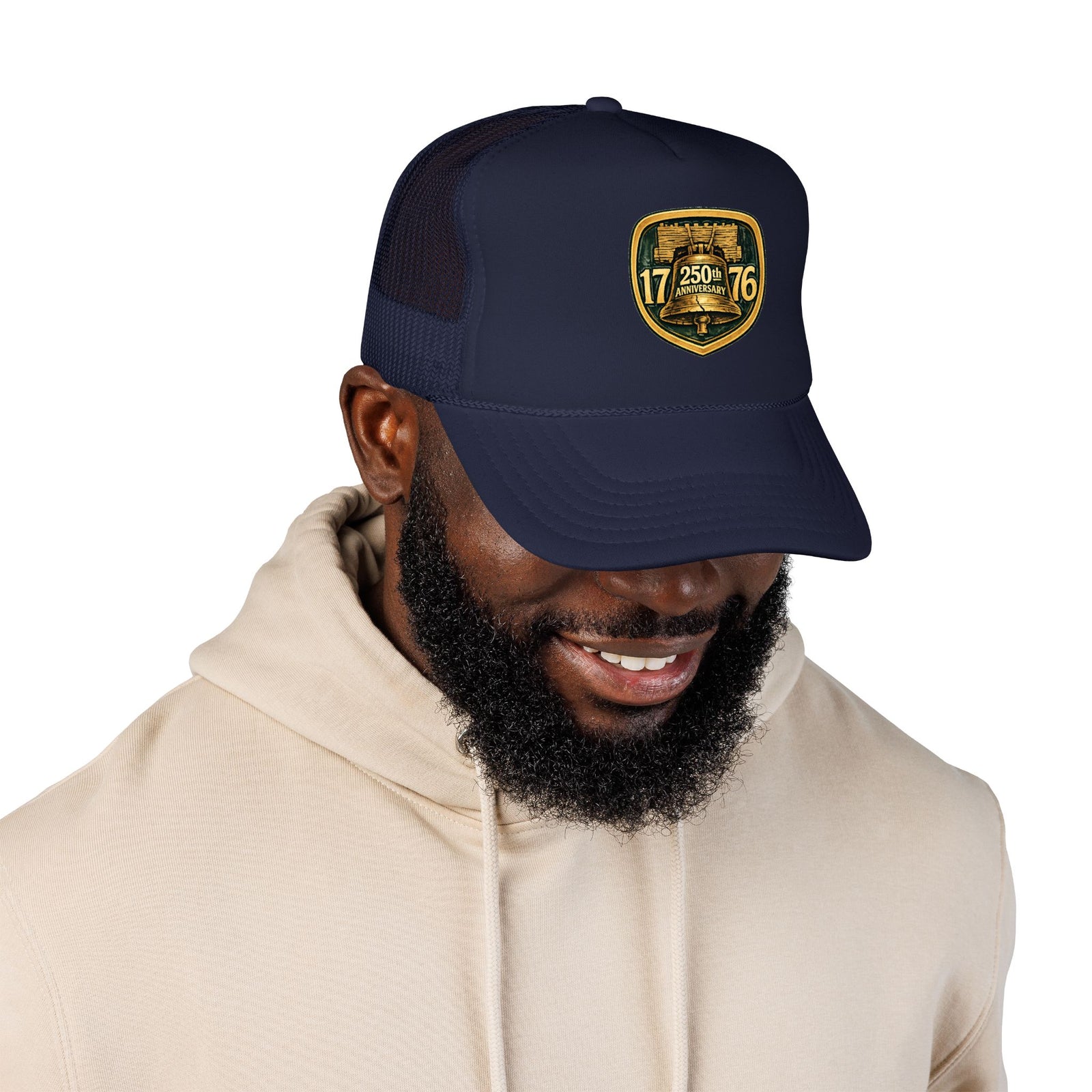 250th Anniversary Trucker Hat - Vintage 1776 USA Patch