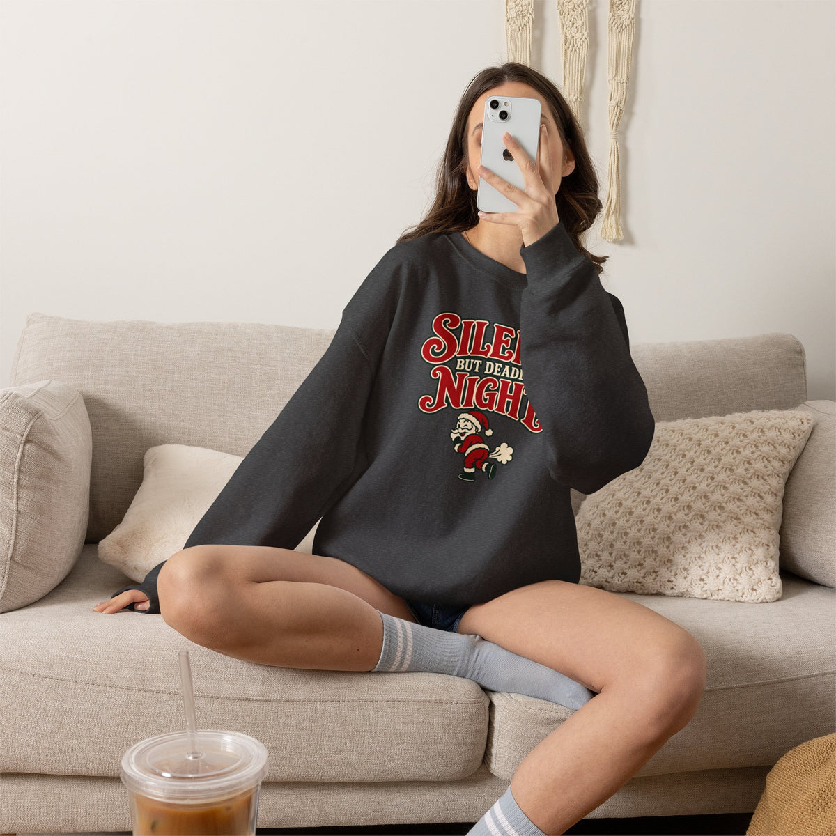 Silent But Deadly Night Sweatshirt - 4LibertyShop.com