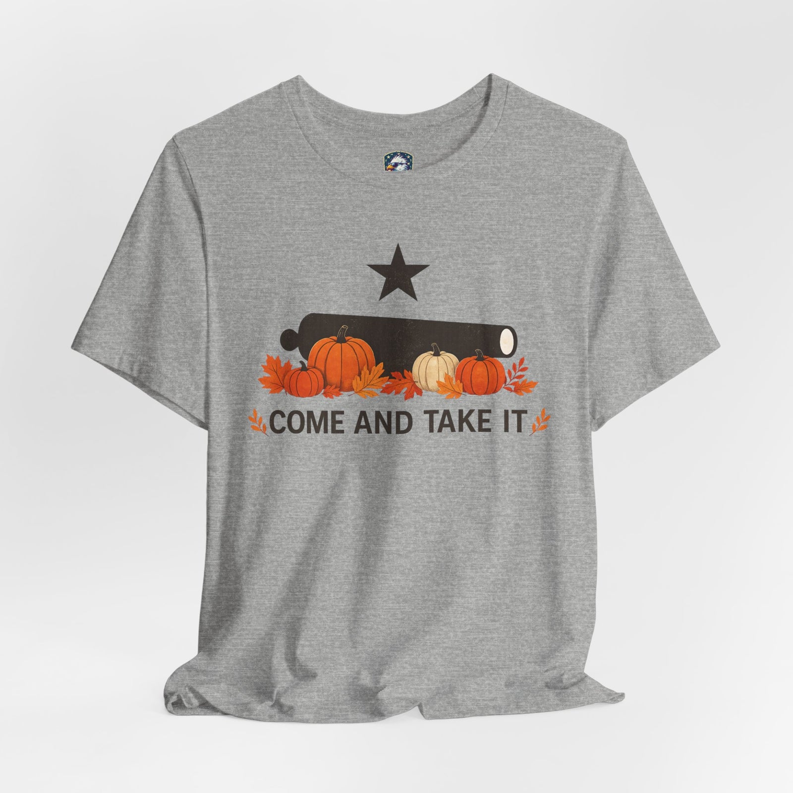 Come And Take It Pumpkin Cannon Tee — Fall Halloween Shirt - 4LibertyShop.com