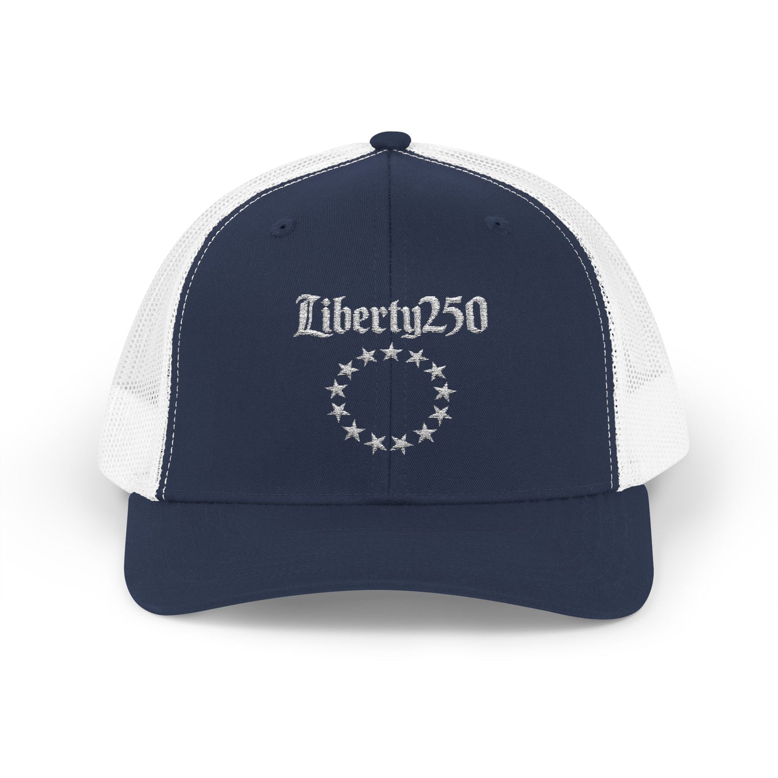 Liberty250 Trucker Cap - 13-Star Patriotic Snapback Hat