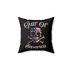 Walton & Johnson: Gulf of America Skull Pillow
