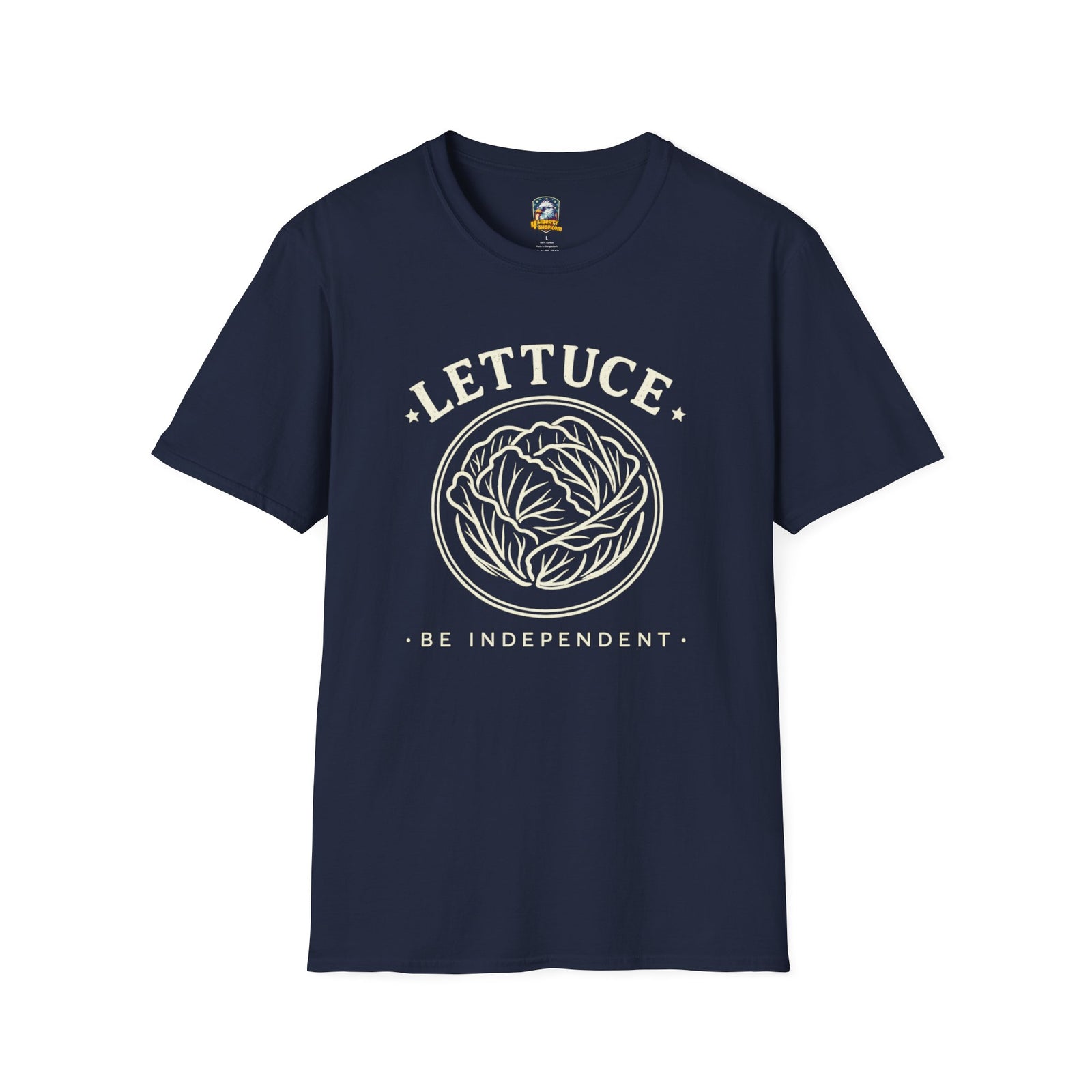 Lettuce Be Independent T-Shirt — Vintage Plant Graphic Tee