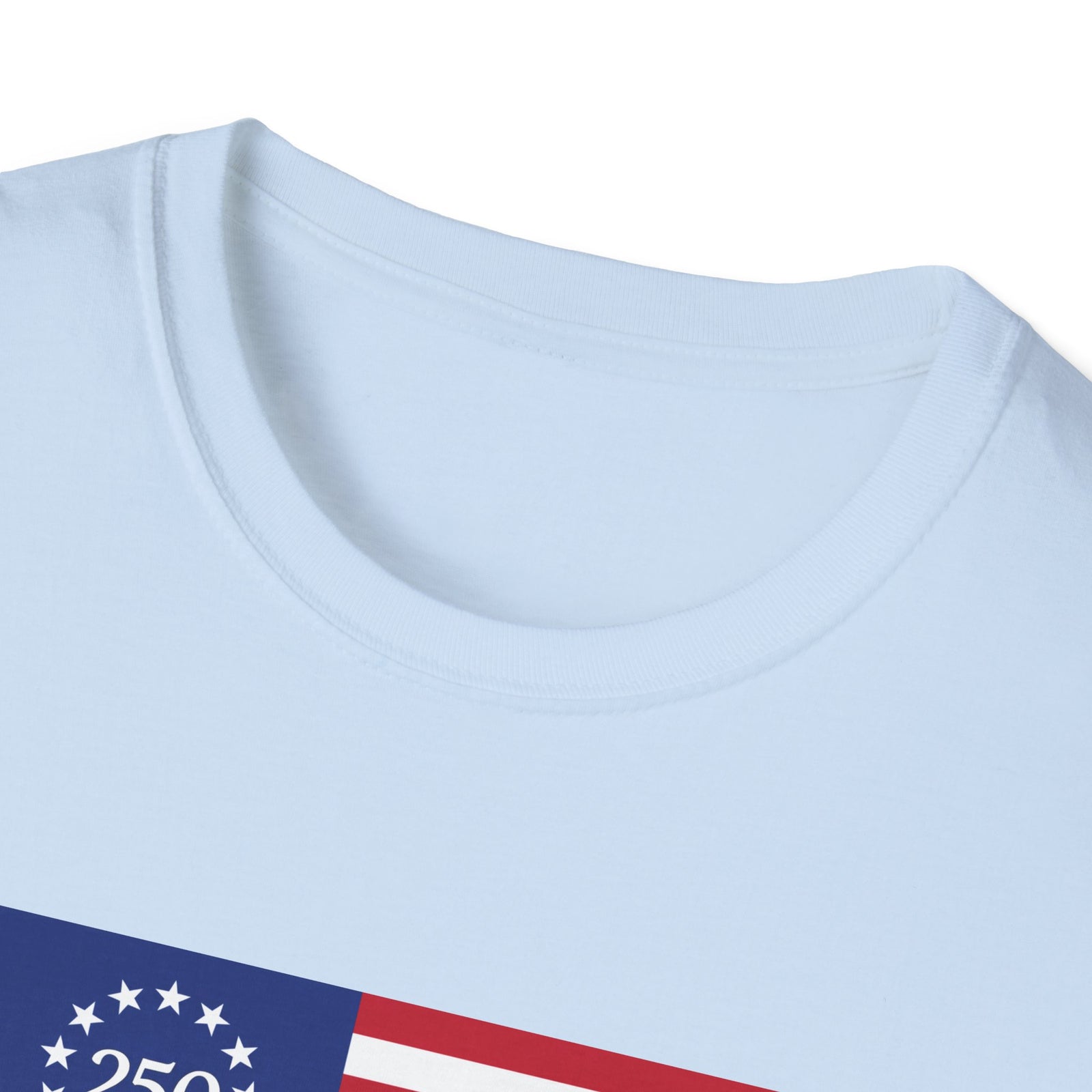 Liberty 250 Flag T-Shirt — Betsy Ross 13-Star Anniversary Tee