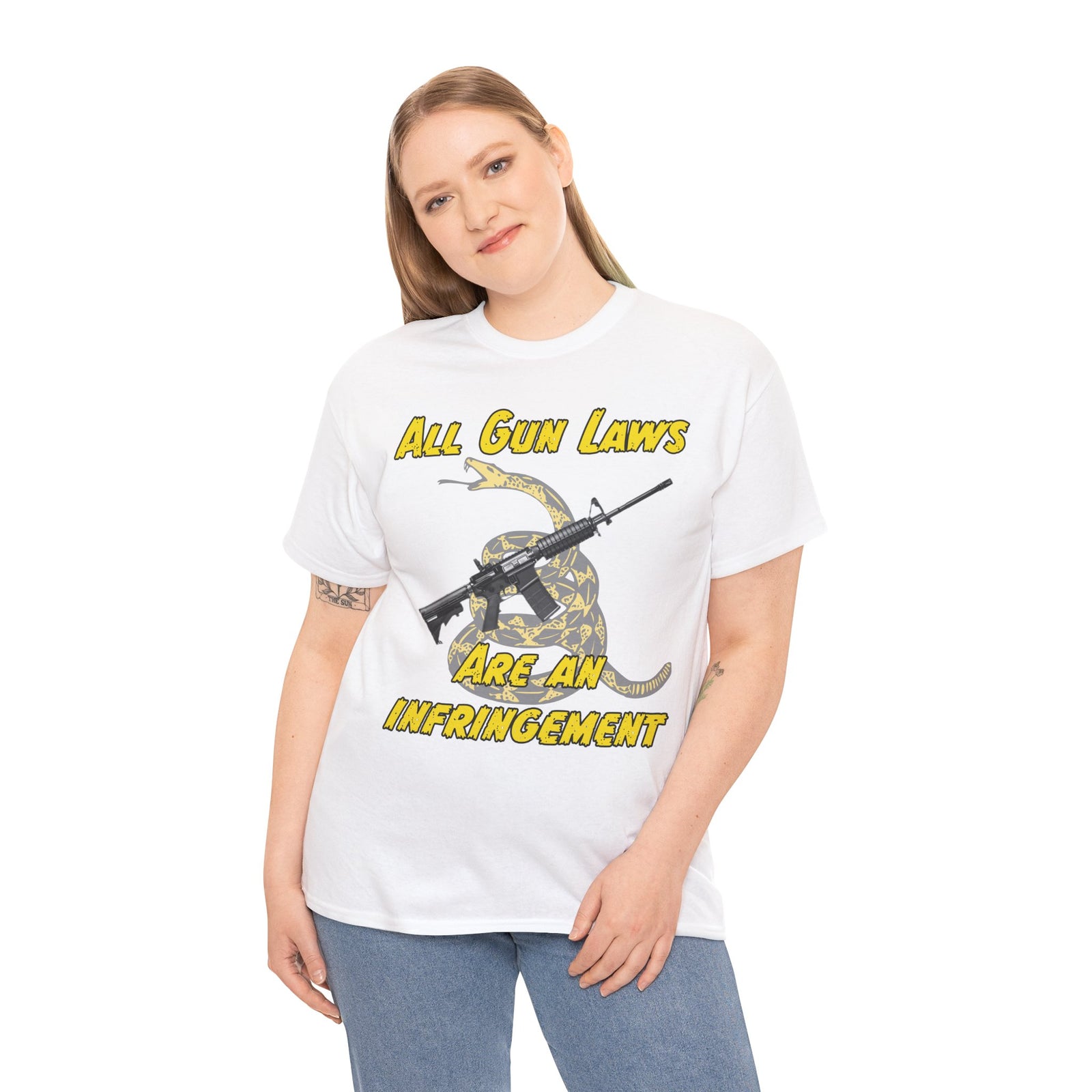Judge Nap: All Gun Laws Are Infringements AR15 Gadsden T-Shirt