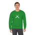 Crossed Rifles Crewneck Sweatshirt — Tactical Military Graphic Pullover