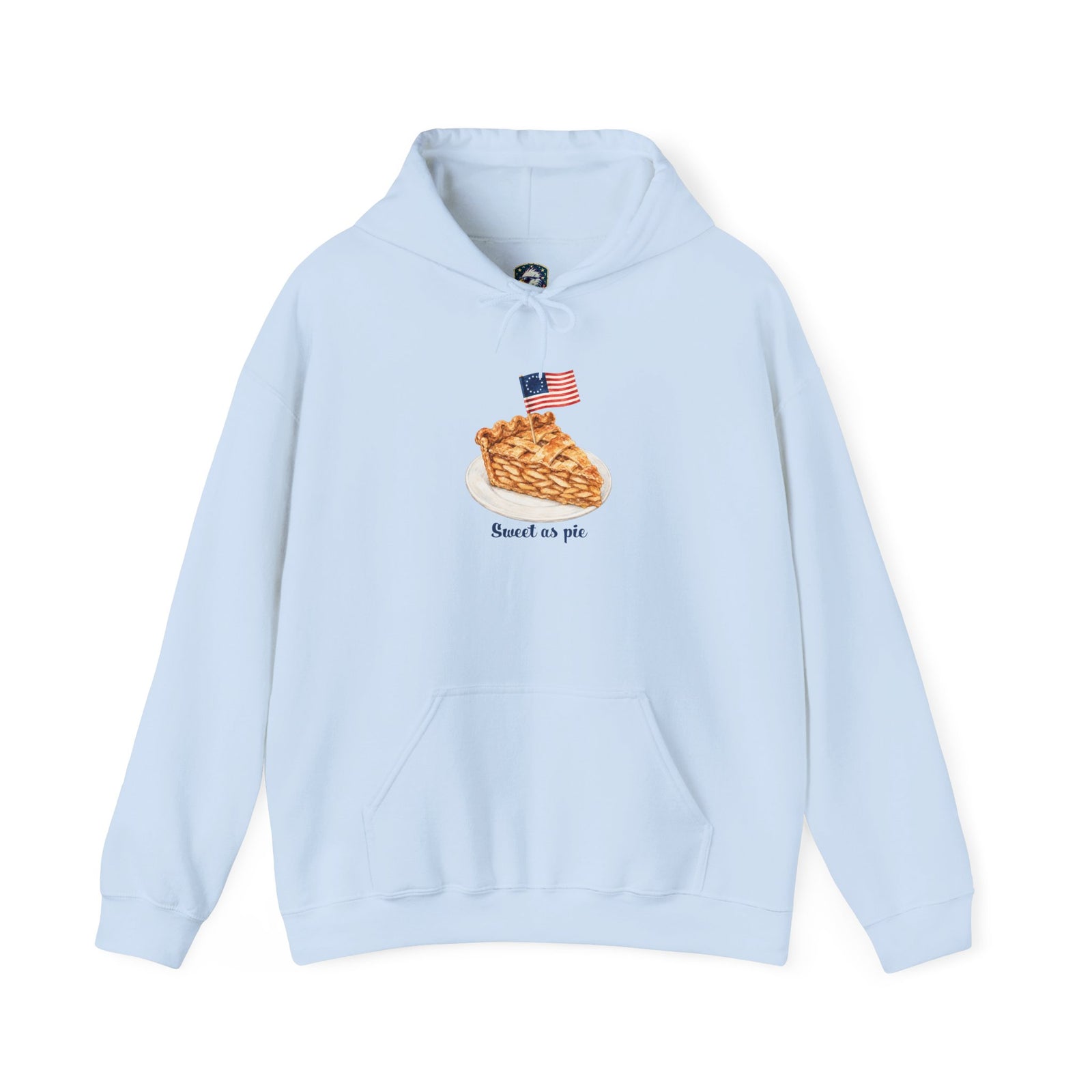 American Pie Hoodie — 'Sweet as Pie' Betsy Ross Flag Slice Graphic Sweatshirt