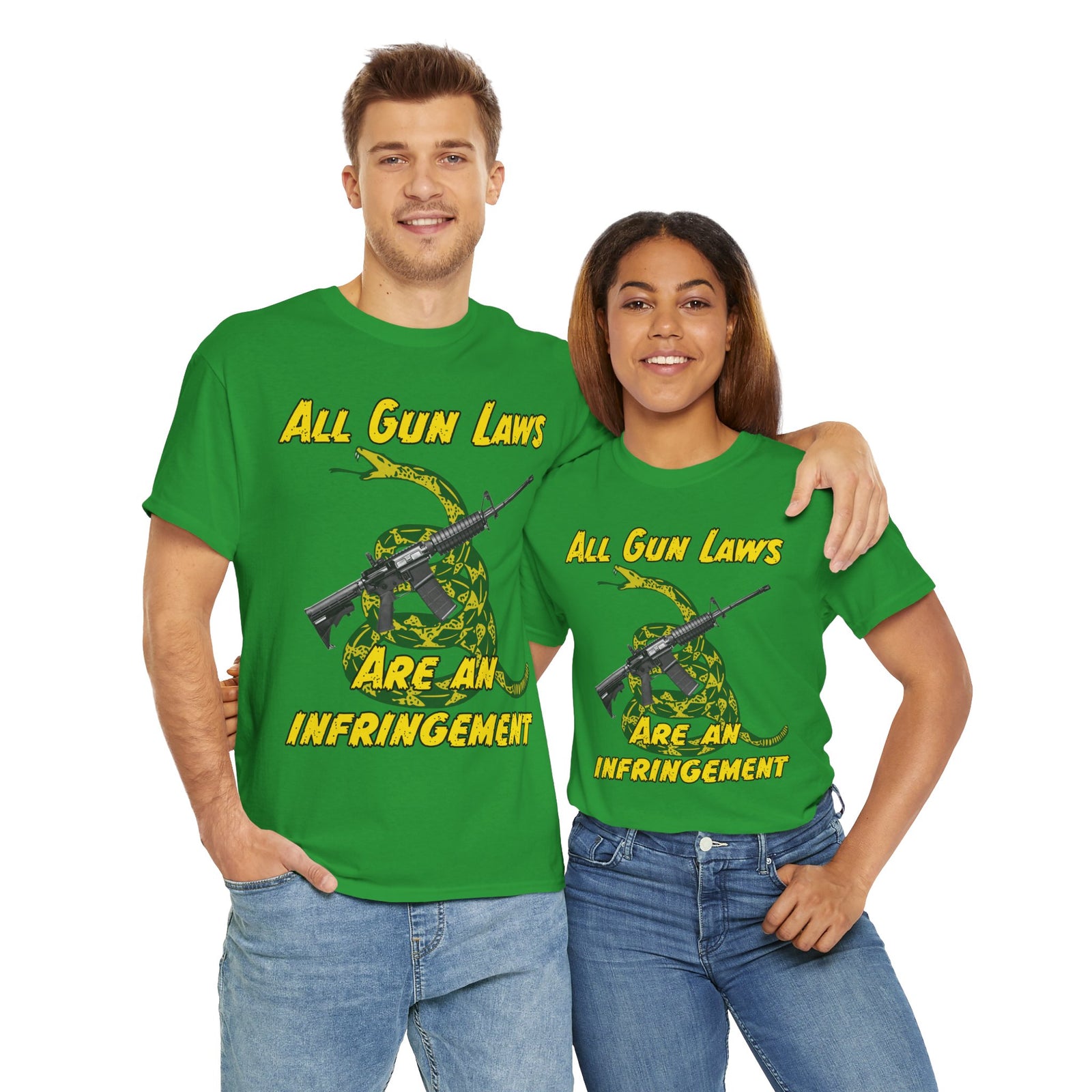 Judge Nap: All Gun Laws Are Infringements AR15 Gadsden T-Shirt