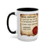 Walton & Johnson Dear England Funny 250th Anniversary Coffee Mug