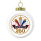 America 250 Patriotic Christmas Ball Ornament
