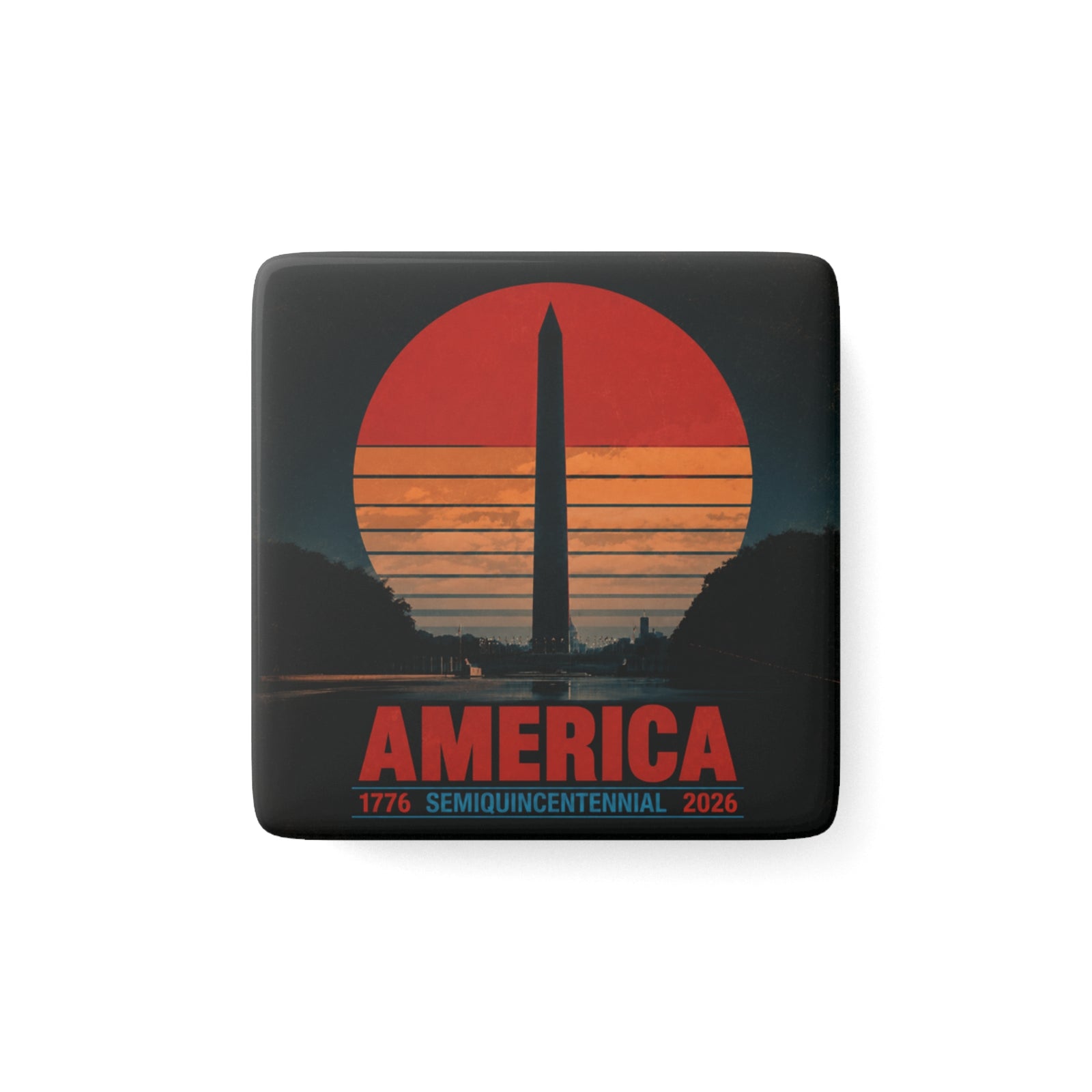 America 1776–2026 Semiquincentennial Porcelain Magnet