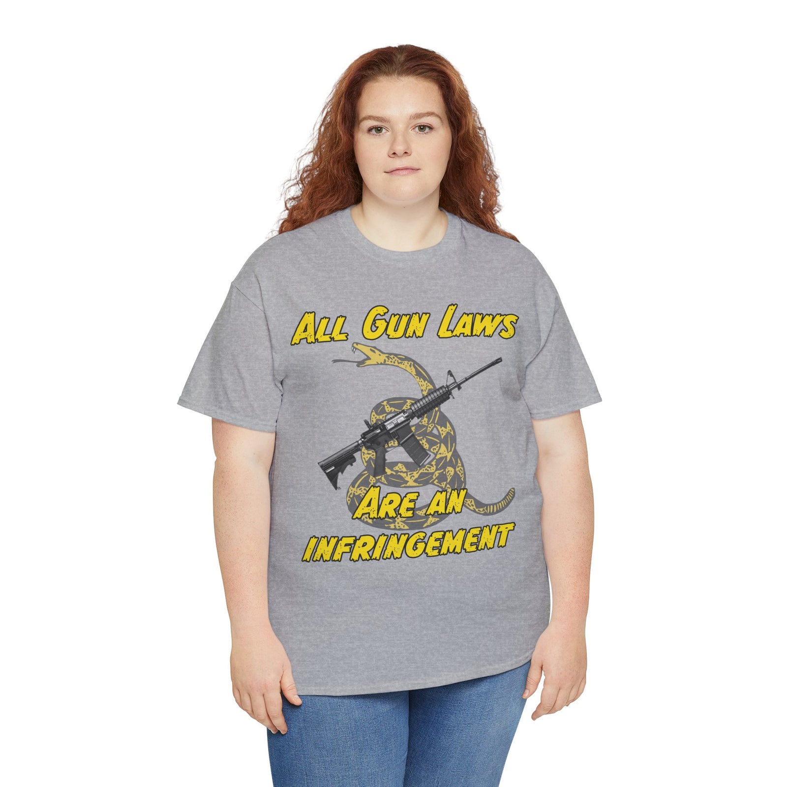 Judge Nap: All Gun Laws Are Infringements AR15 Gadsden T-Shirt