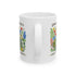 Ceramic Mug — "Spread Liberty Like Wildflowers" Floral Coffee Cup