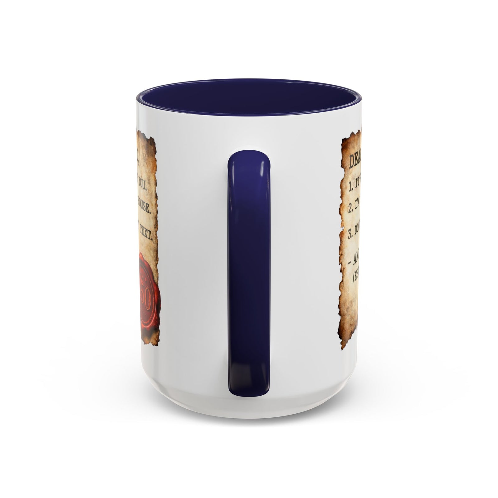Walton & Johnson Dear England Funny 250th Anniversary Coffee Mug