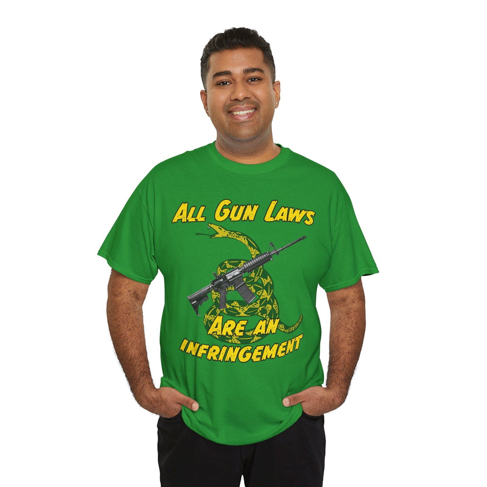 Judge Nap: All Gun Laws Are Infringements AR15 Gadsden T-Shirt