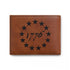1776 Betsy Ross Stars Leather Wallet