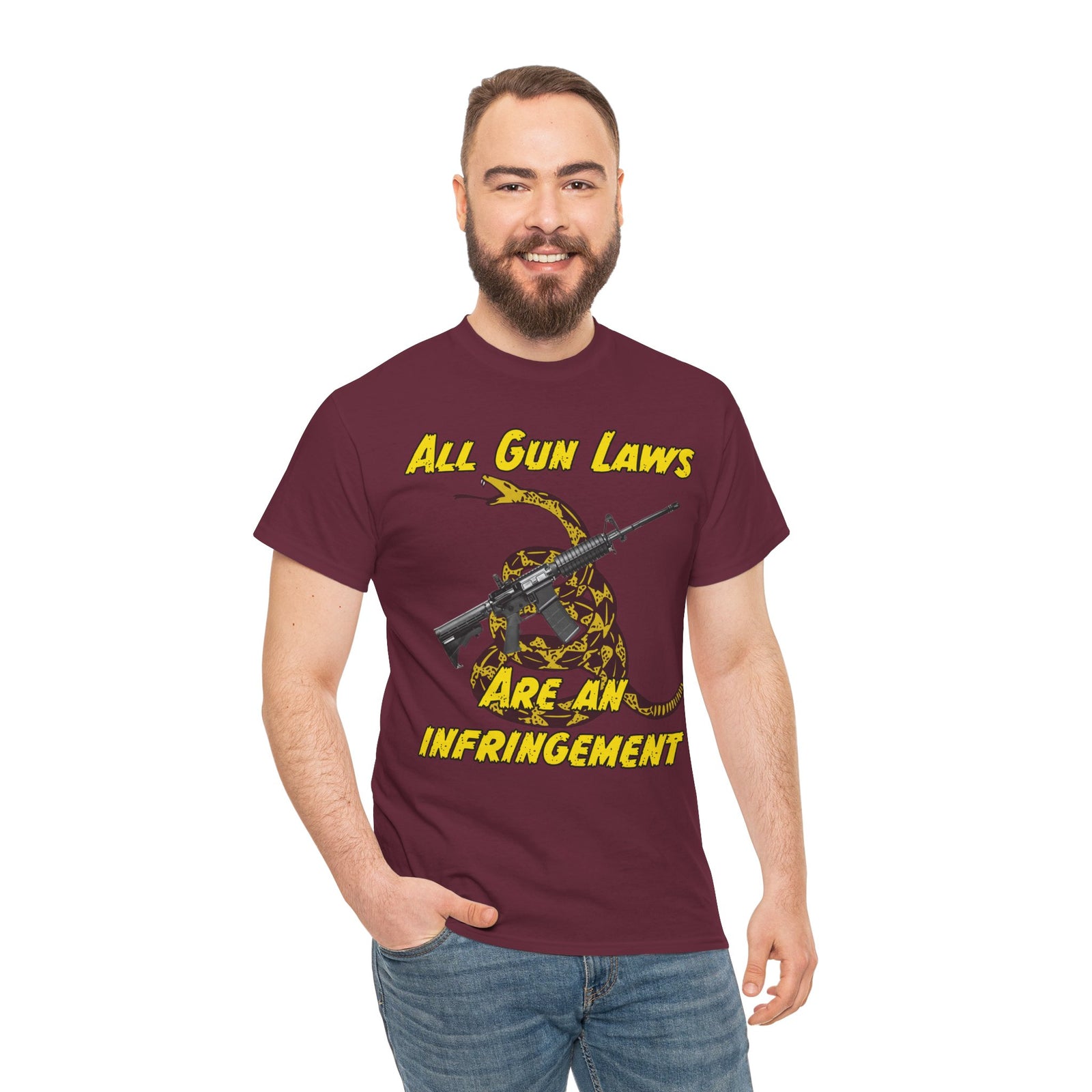 Judge Nap: All Gun Laws Are Infringements AR15 Gadsden T-Shirt
