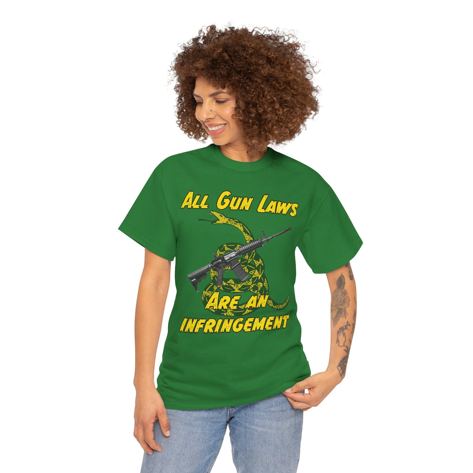 Judge Nap: All Gun Laws Are Infringements AR15 Gadsden T-Shirt