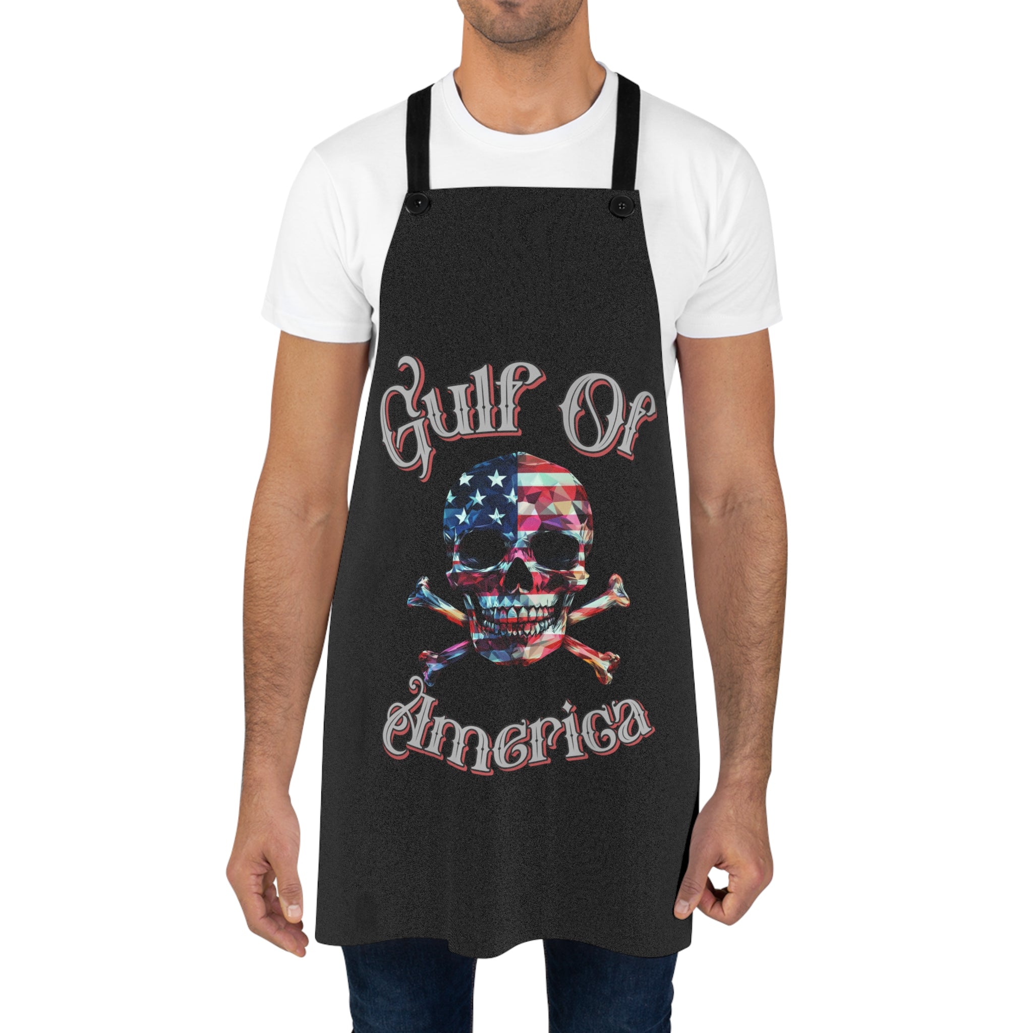 Gulf Of America Skull Apron