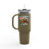 Insulated Travel Mug - "Less Government More Coffee" 40oz Stainless Tumbler
