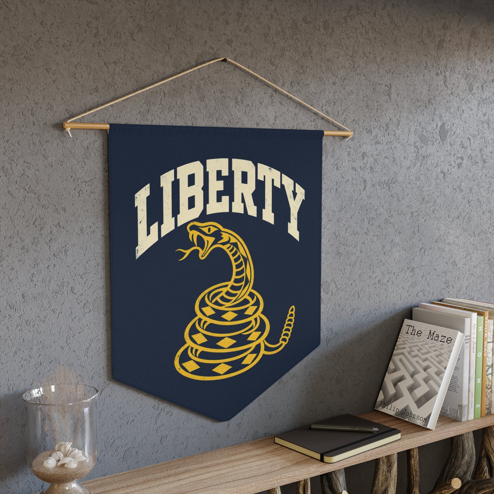 Liberty Gadsden Snake Pennant - 4LibertyShop.com