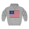 Walton & Johnson: 250th Anniversary American Flag Full-Zip Hoodie