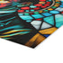 Calvin Coolidge Stained Glass Cutting Board - Premium Patriotic Kitchen Decor
