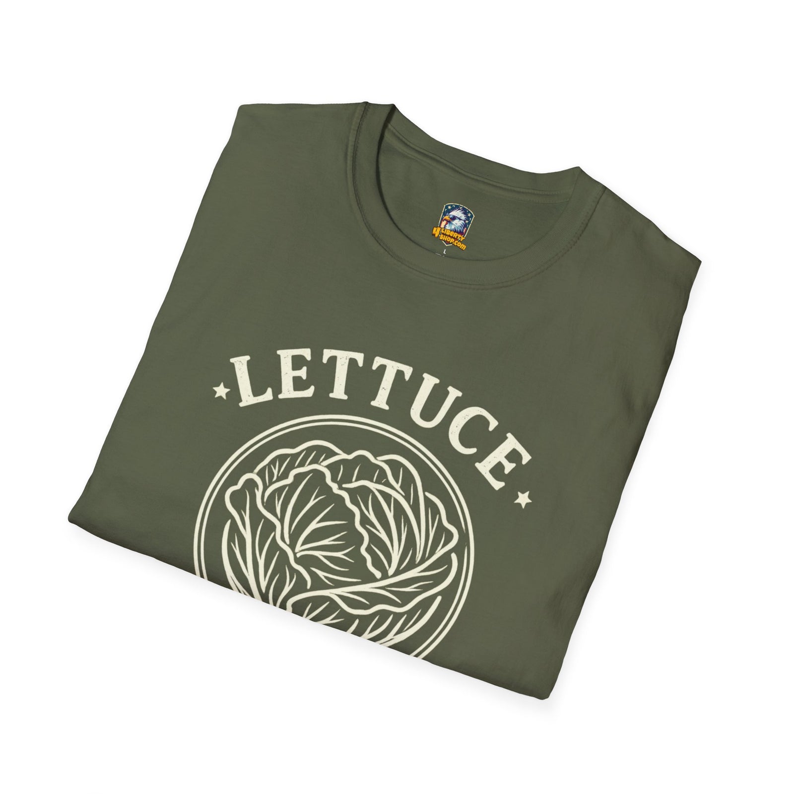 Lettuce Be Independent T-Shirt — Vintage Plant Graphic Tee