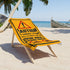 Caution: Federal Government Beach Towel